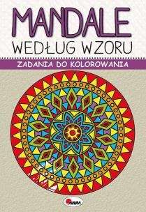 Okładka książki Mandale według wzoru. Zadania do kolorowania