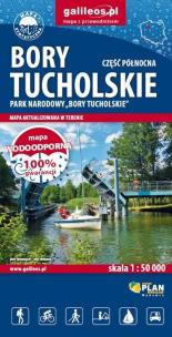 Okładka książki Mapa syntetyczna - Bory Tucholskie 2021/22