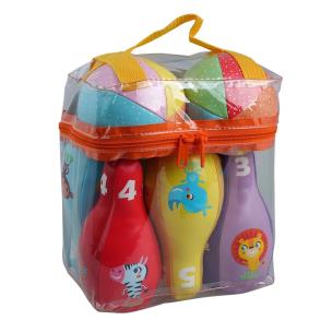 Miękkie Kręgle dla Najmłodszych, Little Bright One. Wydawca: Barbo Toys. Multiszop.pl Opakowanie Miękkie Kręgle dla Najmłodszych, Little Bright One