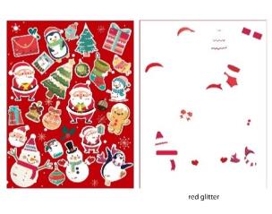 Opakowanie Naklejki do podpisywania prezentów / 2 arkusze / 18x24cm