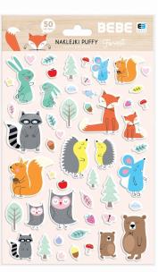 Opakowanie Naklejki puffy BB Kids Pastel