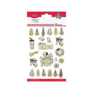Opakowanie Naklejki wypukłe święta mix 23szt