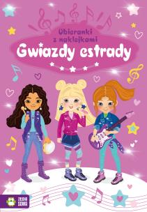Okładka książki Naklejkowe ubieranki Gwiazdy estrady