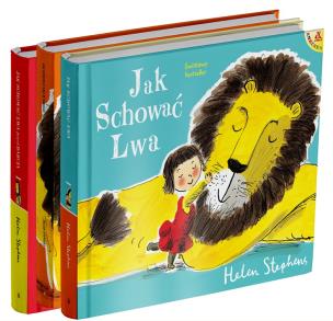Pakiet: Jak schować Lwa. Autor: Helen Stpehens. Multiszop.pl Okładka książki Pakiet: Jak schować Lwa