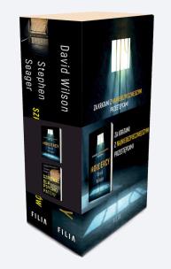 Pakiet: Szpital dla psychopatów/ Mordercy. Autor: Stephen Seager, Joanna Grabarek. Multiszop.pl Okładka książki Pakiet: Szpital dla psychopatów/ Mordercy