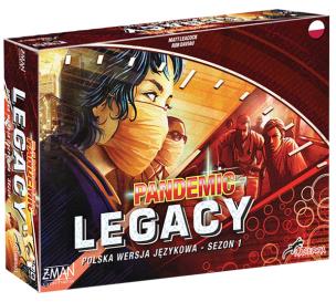 Pandemic Legacy - Edycja czerwona LACERTA. Autor: Rob Daviau, Leacock Matt. Multiszop.pl Okładka książki Pandemic Legacy - Edycja czerwona LACERTA