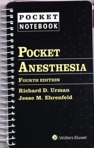 Okładka książki Pocket Anesthesia Fourth edition
