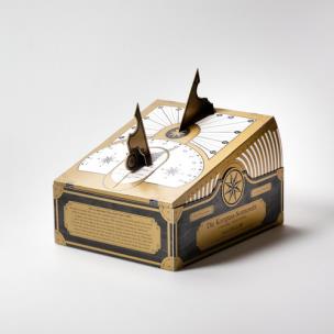 Opakowanie Podwójny zegar słoneczny do samodzielnego montażu