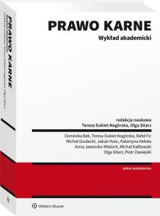 Okładka książki Prawo karne Wykład akademicki w.1/21