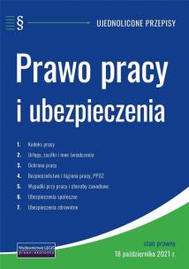 Okładka książki Prawo pracy i ubezpieczenia - ujednolic. przepisy