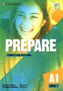 Prepare Level 1 Student's Book with eBook. Autor: Kosta Joanna, Williams Melanie. Multiszop.pl Okładka książki Prepare Level 1 Student's Book with eBook