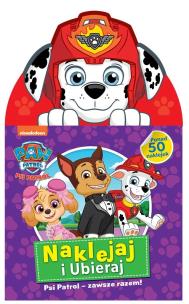 Okładka książki Psi Patrol. Naklejaj i ubieraj