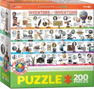Opakowanie Puzzle 100 Smartkids Inventors 6200-0724
