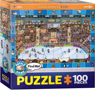 Opakowanie Puzzle 100 Smartkids Spot&Find Hockey 6100-0475