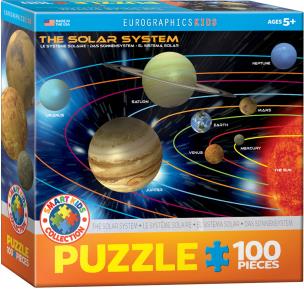 Opakowanie Puzzle 100 Smartkids The Solar System 6100-1009