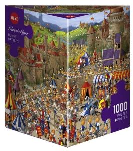 Opakowanie Puzzle 1000 Bitwa królików (Puzzle+plakat)