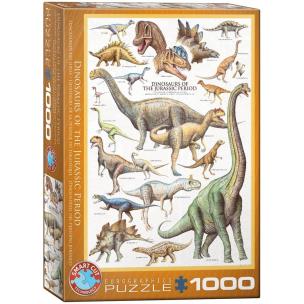 Opakowanie Puzzle 1000 Dinozaury z okresu Jurajskiego