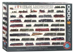 Opakowanie Puzzle 1000 Lokomotywy