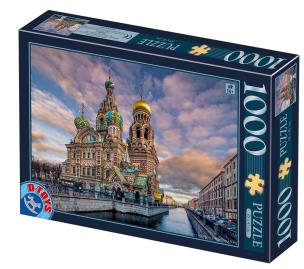 Opakowanie Puzzle 1000 Rosja, Petersburg- Kościół Zbawiciela