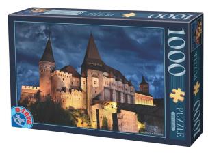 Opakowanie Puzzle 1000 Rumunia, Zamek Corvin nocą