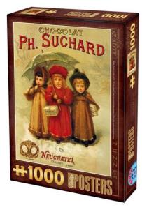 Opakowanie Puzzle 1000 Stare plakaty, Reklama Czekolady