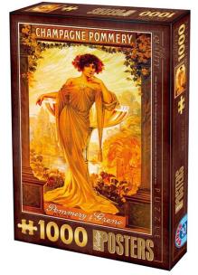 Opakowanie Puzzle 1000 Stare plakaty, Reklama perfum