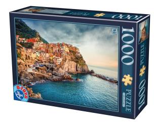 Opakowanie Puzzle 1000 Włochy, Cingue Terra-Manarola