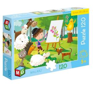 Opakowanie Puzzle 120 Malarz