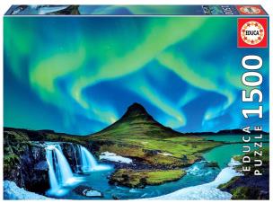 Opakowanie Puzzle 1500 Zorza polarna/Islandia G3