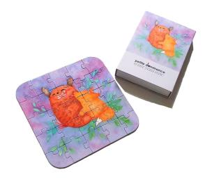 Puzzle 25 Leśny pupil. Wydawca: Petite dominance. Multiszop.pl Opakowanie Puzzle 25 Leśny pupil