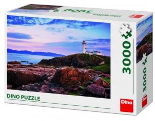 Opakowanie Puzzle 3000 Latarnia morska nad klifem
