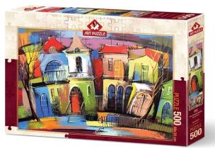 Opakowanie Puzzle 500 Baśniowe domki