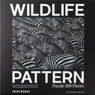 Opakowanie Puzzle 500 Wildlife Pattern Zebra