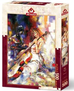 Opakowanie Puzzle 500 Wiolonczelistka