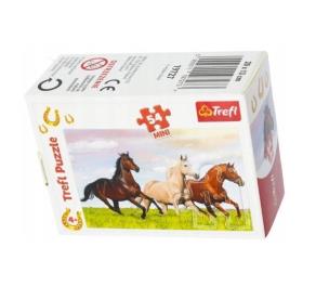 Opakowanie Puzzle 54 mini Świat koni 4 TREFL