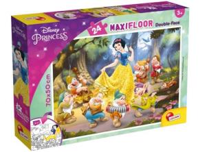 Opakowanie Puzzle podłogowe dwustronne 24 Disney Princess