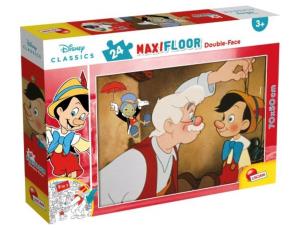 Opakowanie Puzzle podłogowe dwustronne Maxi 24 Disney Classics