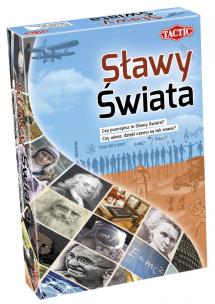 Quizy świata: Sławy świata. Wydawca: Tactic. Multiszop.pl Opakowanie Quizy świata: Sławy świata