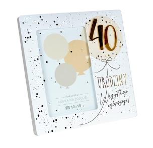 Opakowanie Ramka Moments RM-054 Urodziny 40