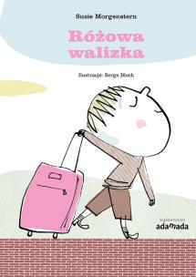 Rózowa walizka - uszkodzone. Autor: Susie Morgerstern. Multiszop.pl Okładka książki Rózowa walizka - uszkodzone