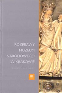 Okładka książki Rozprawy Muzeum Narodowego w Krakowie T.10