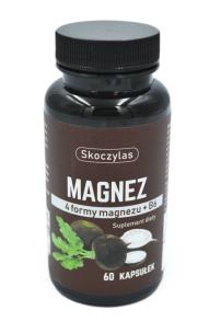 Zdjęcie produktu Skoczylas Magnez 4 formy + witamina B6 + czarna rzepa 60kaps