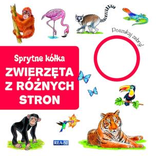 Okładka książki Sprytne kółka. Zwierzęta z różnych stron