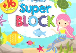 Okładka książki Superblok 16 naklejek w.2018