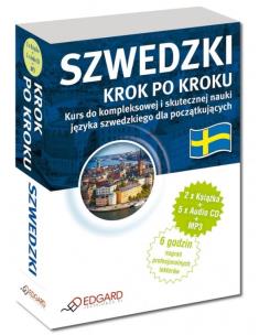 Okładka książki Szwedzki. Krok po kroku (2xksiążka + 5xCD + MP3)