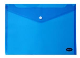 Opakowanie Teczka kopertowa na zatrzask niebieska