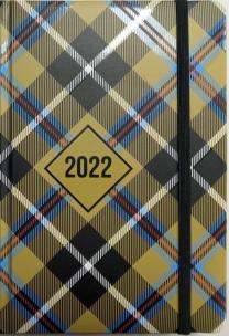 Opakowanie Terminarz 2022 dzienny A5 lakier z gumką MIX