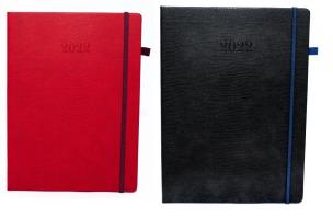 Opakowanie Terminarz 2022 tyg. A4 Krokodylek z gumką MIX