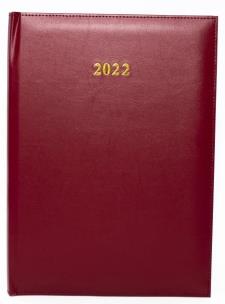 Opakowanie Terminarz 2022 tygodniowy B5 Divas bordo