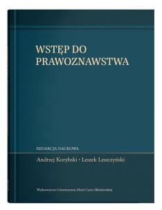 Wstęp do prawoznawstwa. Autor: Andrzej Korybski, Leszek Leszczyński. Multiszop.pl Okładka książki Wstęp do prawoznawstwa